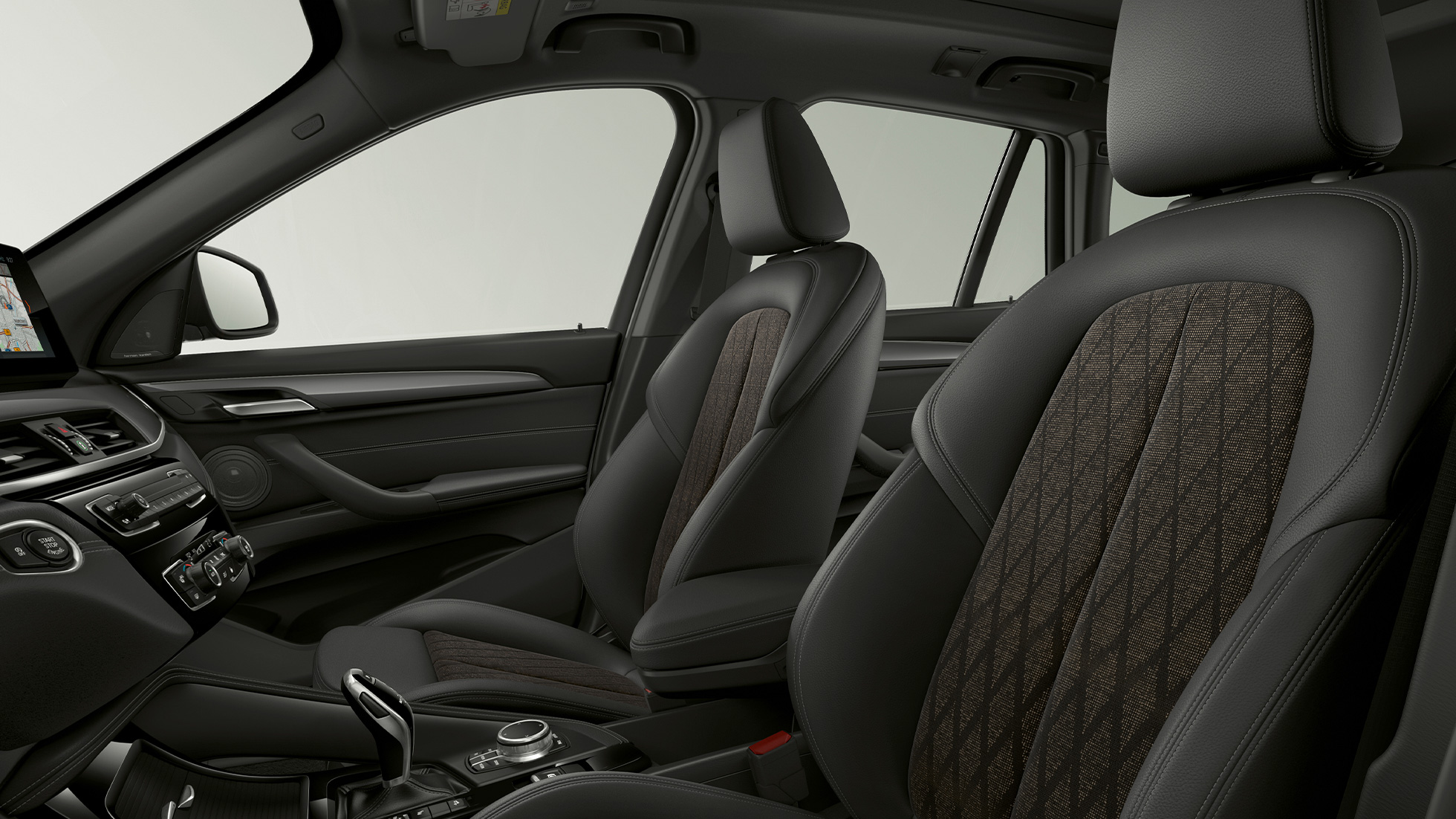 BMW X1, Modèle xLine, garnissage F48 BMW X1, Modèle xLine, intérieur avec vue sur le garnissage F48