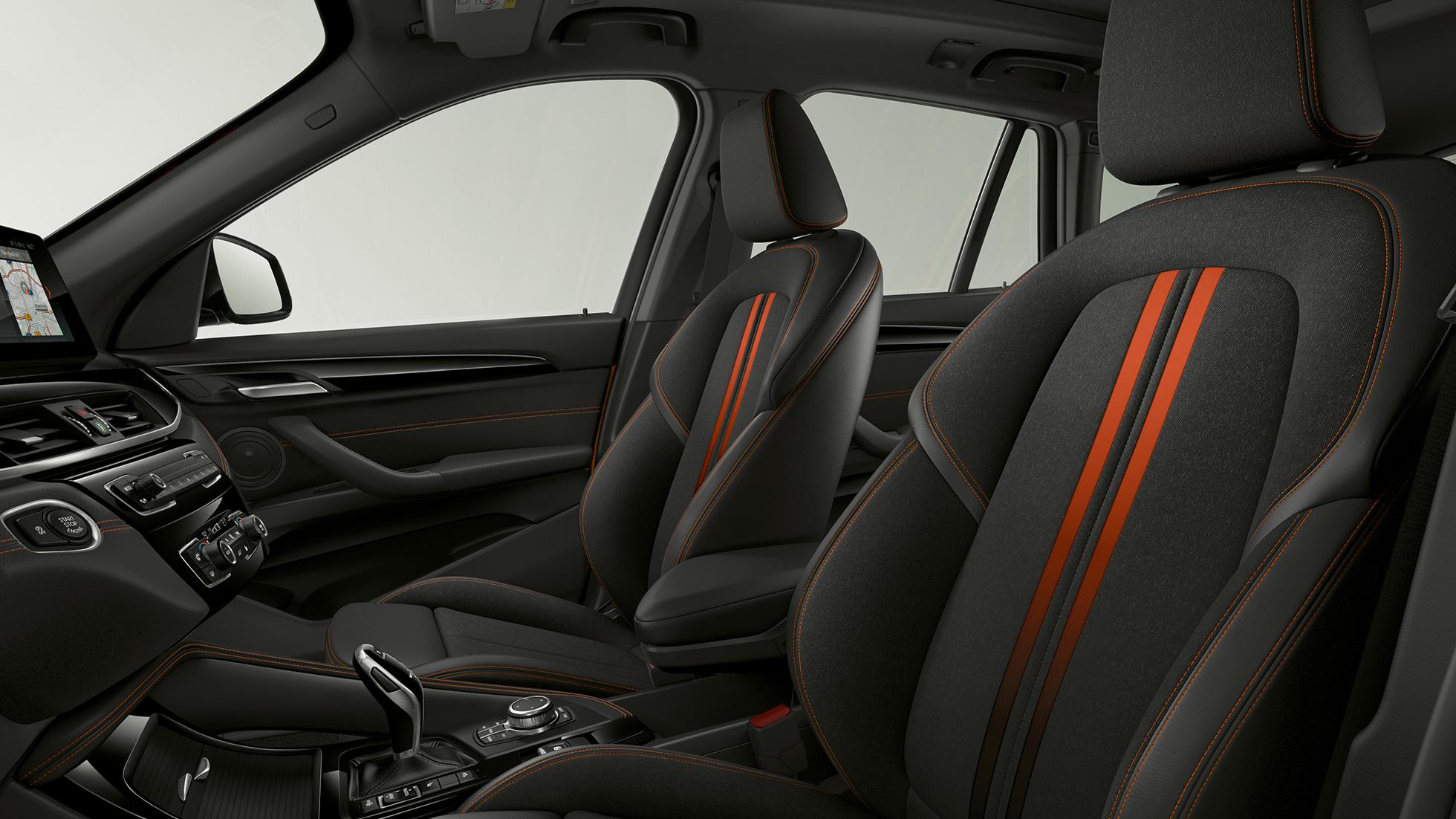 BMW X1, Modèle Sport Line, garnissage F48 BMW X1, Modèle Sport Line, intérieur avec vue sur le garnissage F48
