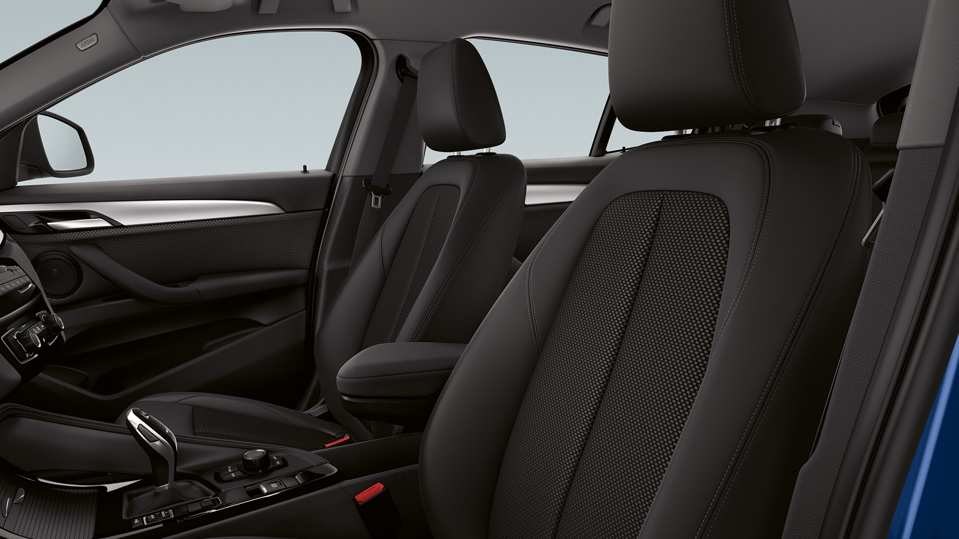 Équipement en cuir de la BMW X2 sDrive20i Modèle Advantage F39 BMW X2 sDrive20i Modèle Advantage 2018 F39 intérieur équipement en cuir