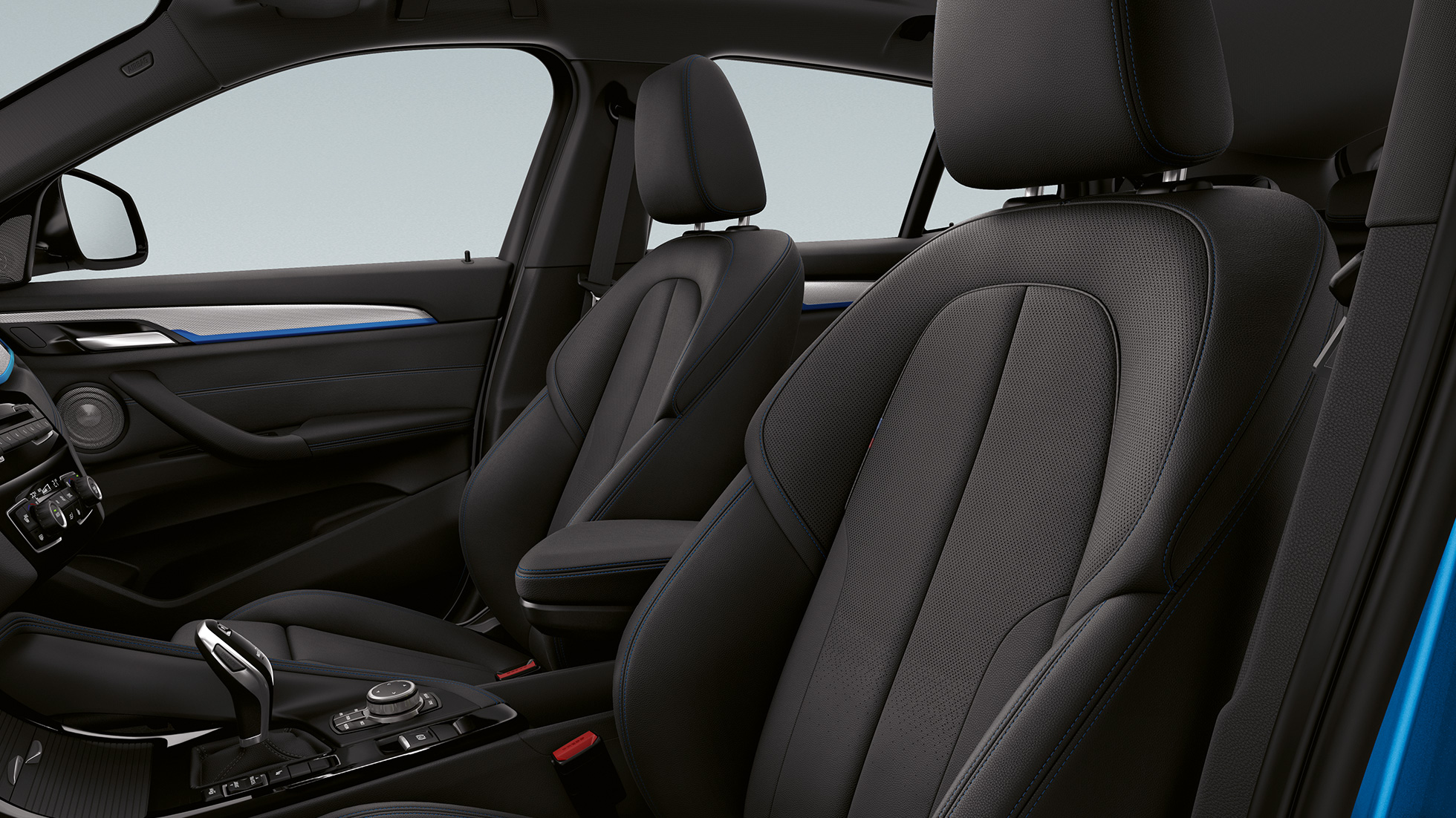 Équipement en cuir de la BMW X2 sDrive20i Modèle M Sport X F39 BMW X2 sDrive20i, Modèle M Sport 2018 F39 équipement en cuir intérieur