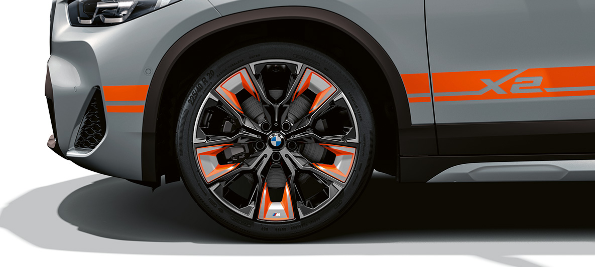 Jantes en alliage léger de la BMW X2 2020 F39 BMW X2 2020 F39 Brooklyn Grau, jantes en alliage léger