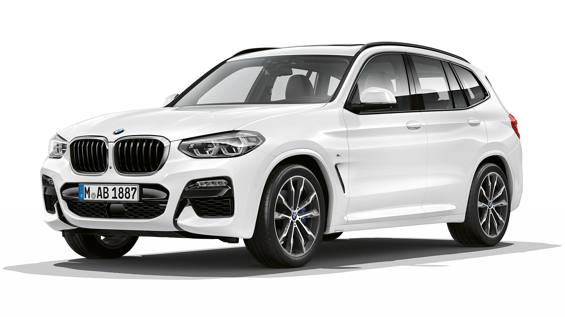 BMW X3 M40i, Modèle M Sport, vue de trois quarts face G01 BMW X3 M40i, Modèle M Sport, vue de trois quarts face G01