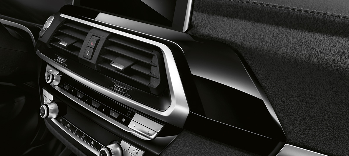 Insert de décoration BMW Individual en Pianolack Schwarz, BMW X4 G02 Inserts de décoration BMW Individual en Pianolack Schwarz BMW X4 G02 2018, Intérieur
