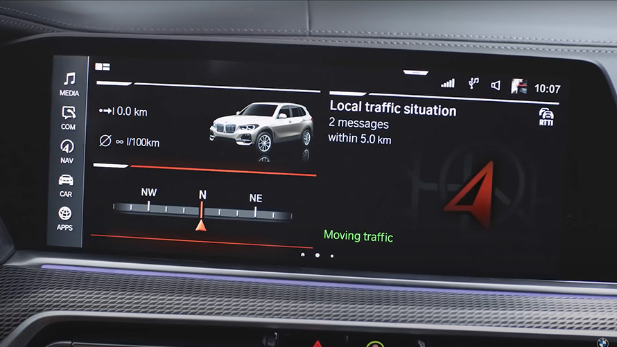 Werking van het BMW bedieningsscherm. Werking van het BMW bedieningsscherm.