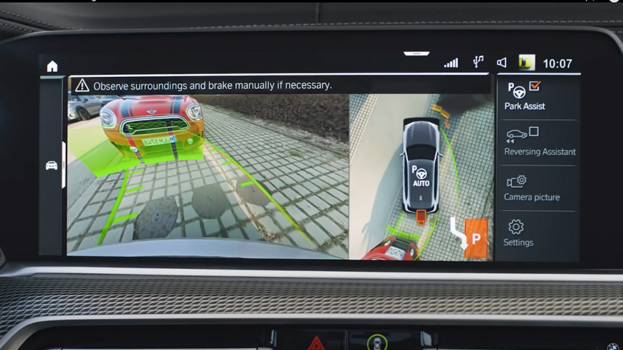 Gebruik van het Parking Assistant Pack. Gebruik van het Parking Assistant Pack.