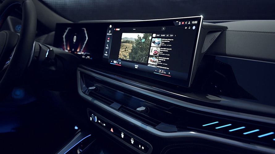Streaming vidéo totalement intégré BMW X6 G06 LCI BMW X6 G06 LCI Streaming vidéo totalement intégré, vidéo