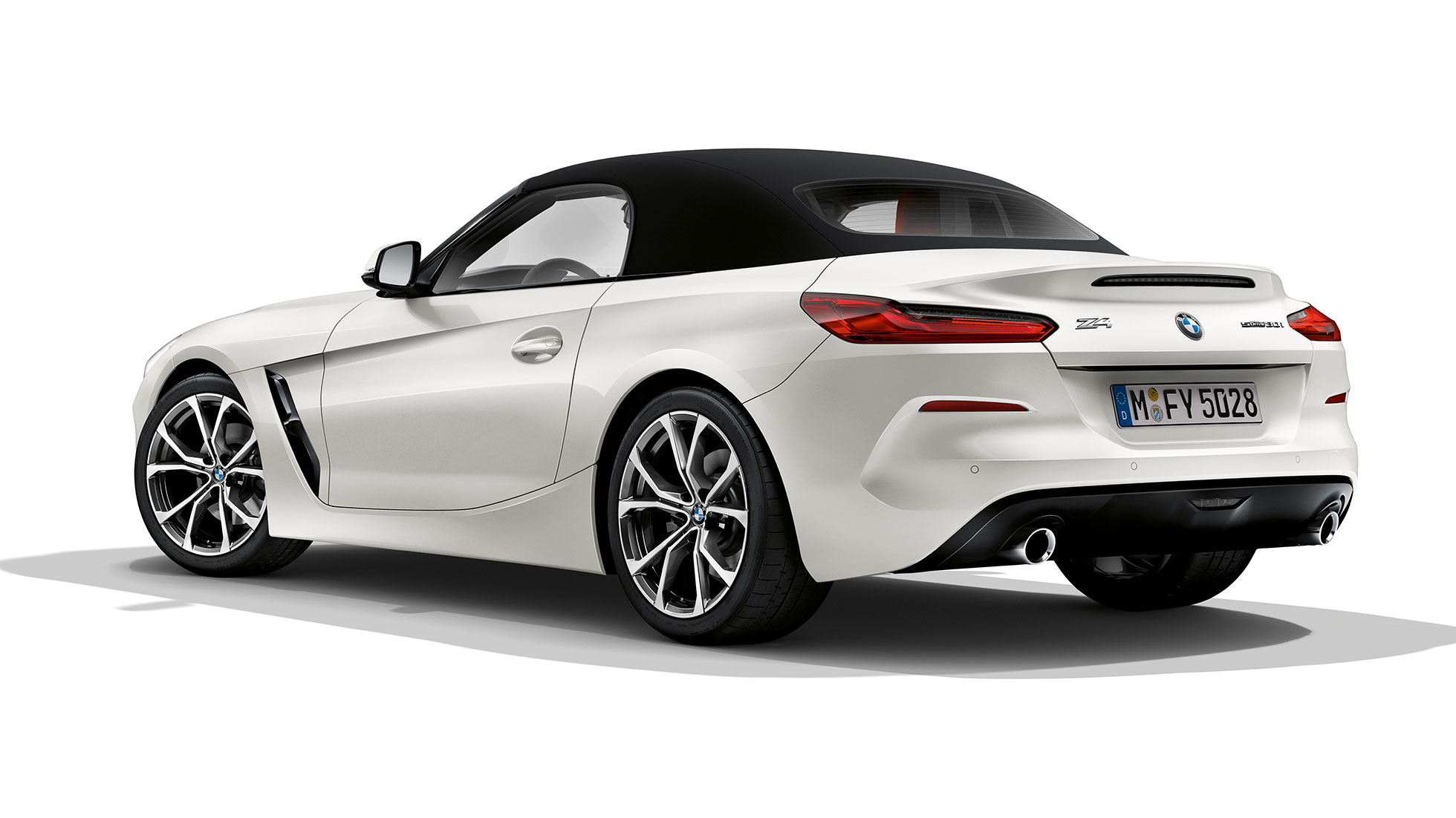 BMW Z4 Roadster en Modèle Sport G29 BMW Z4 Roadster en Modèle Sport, vue de trois-quarts arrière G29