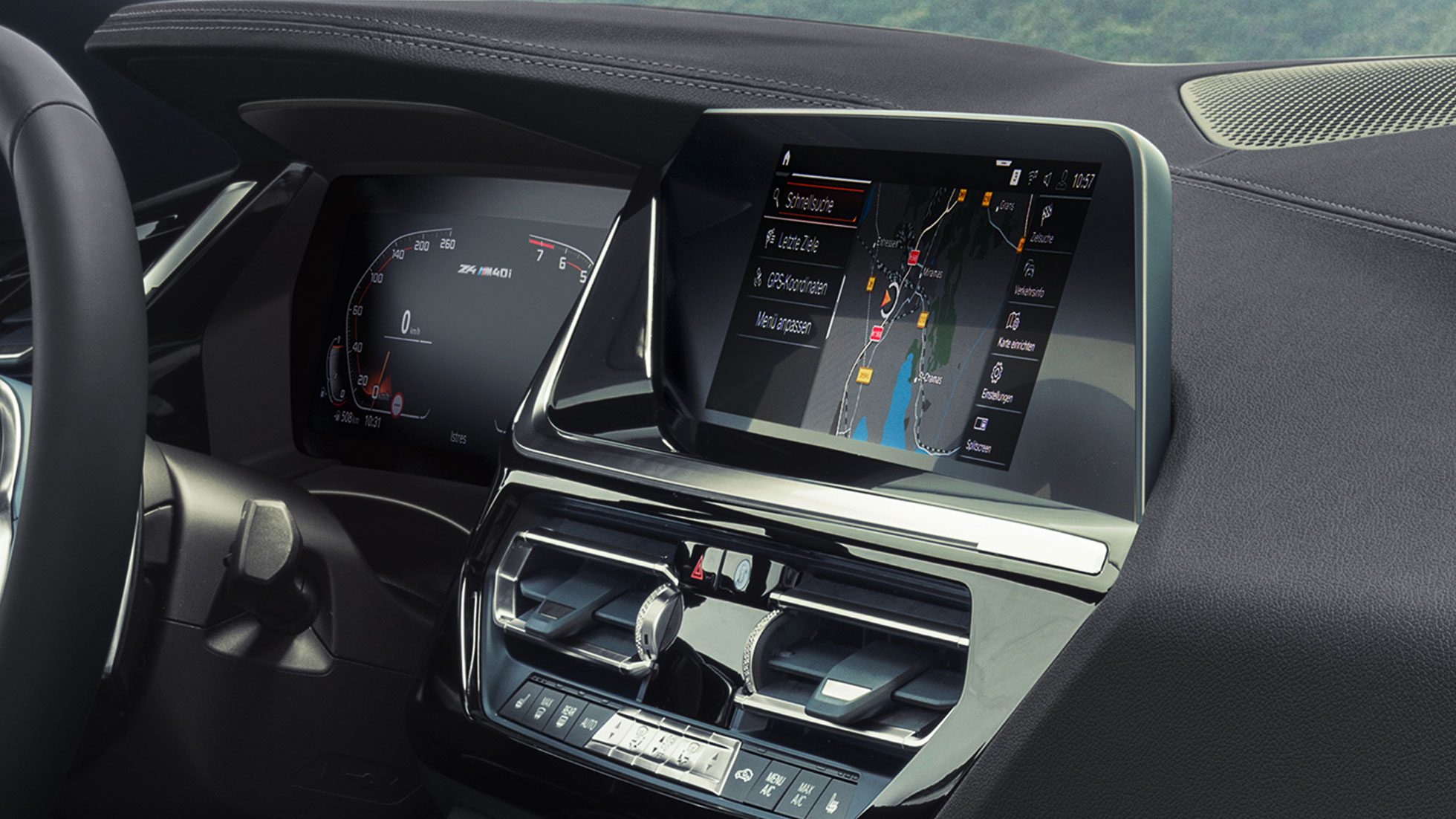 Intelligent Personal Assistant G29 Intelligent Personal Assistant: Close-up of iDrive Displays G29