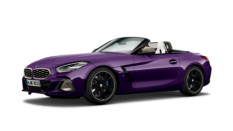 BMW Z4 Roadster (G29) vue de trois quarts de profil BMW Z4 Roadster (G29) vue de trois quarts de profil