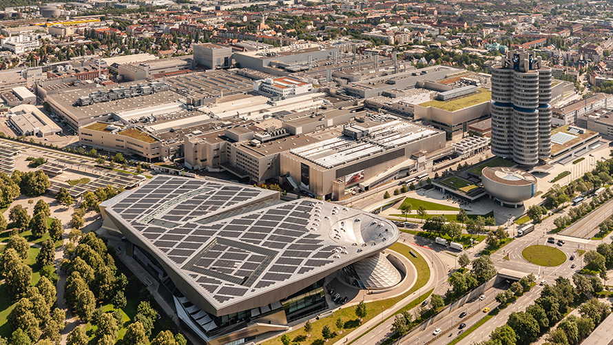 Compliance BMW Special Sales Sustainability Hub Governance BMW Special Sales Sustainability Hub Governance Compliance, vue aérienne, siège principal BMW
