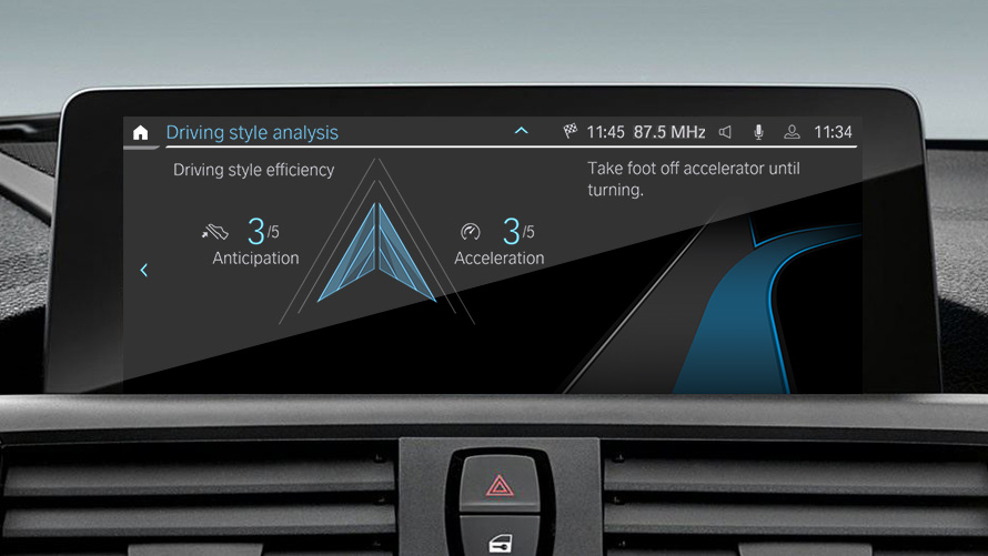Preview Assist du mode ECO PRO BMW EfficientDynamics Preview Assist du mode ECO PRO