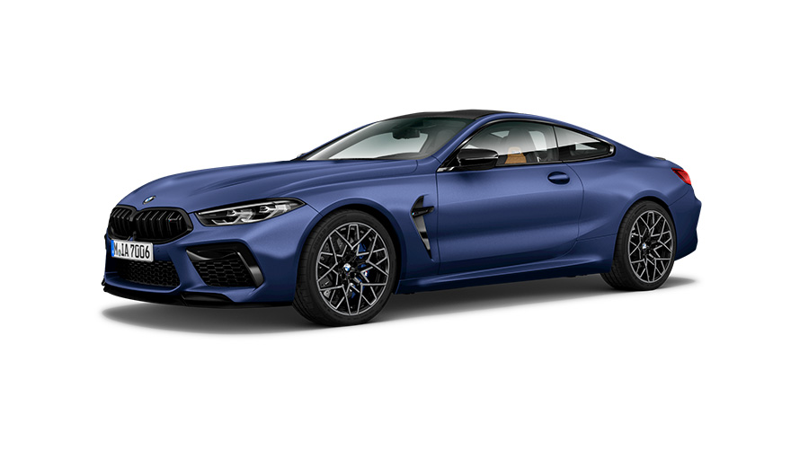 BMW M8 Competition Coupé F92 2019 vue trois quarts latérale BMW M8 Competition Coupé F92 2019 vue trois quarts latérale