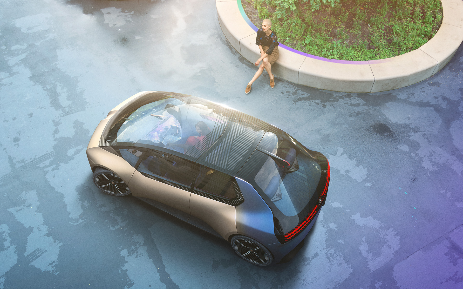 BMW i Vision Circular 2021 visiewagen impressie 2