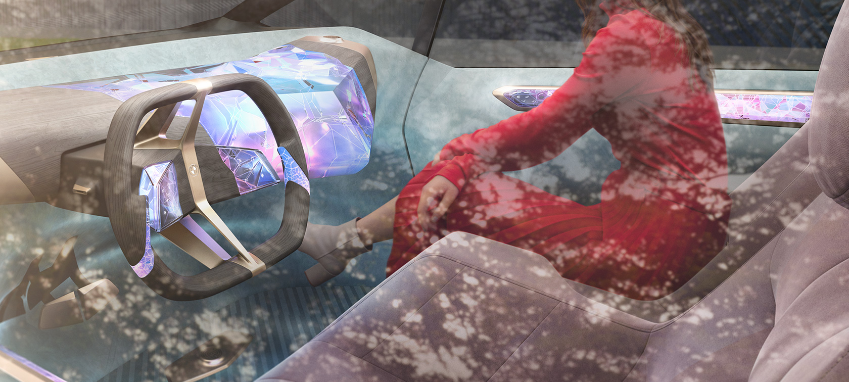 BMW i Vision Circular 2021 visiewagen interieurdesign
