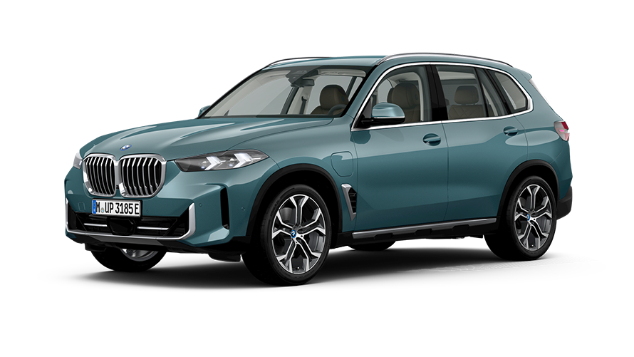 BMW X5 xDrive50e G05 PHEV 3/4 vooraanzicht stilstaand