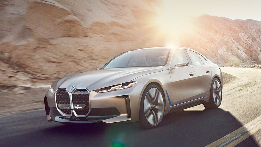 BMW Concept i4 BMW Concept i4, vue de trois quarts avant