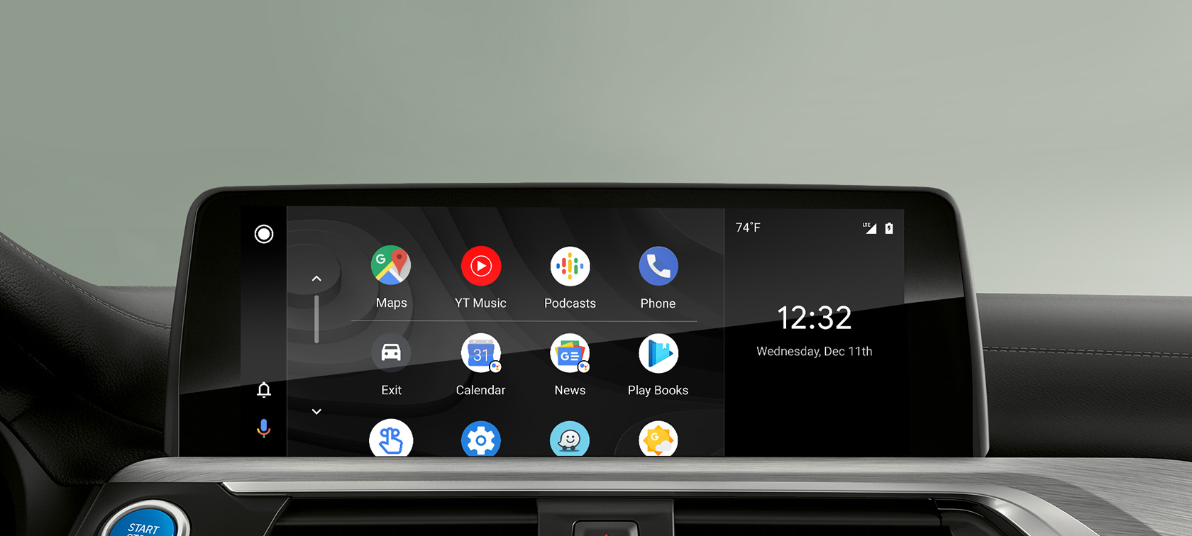 Android Auto smartphone-integratie Android Auto smartphone-integratie menu op het Control Display BMW ConnectedDrive