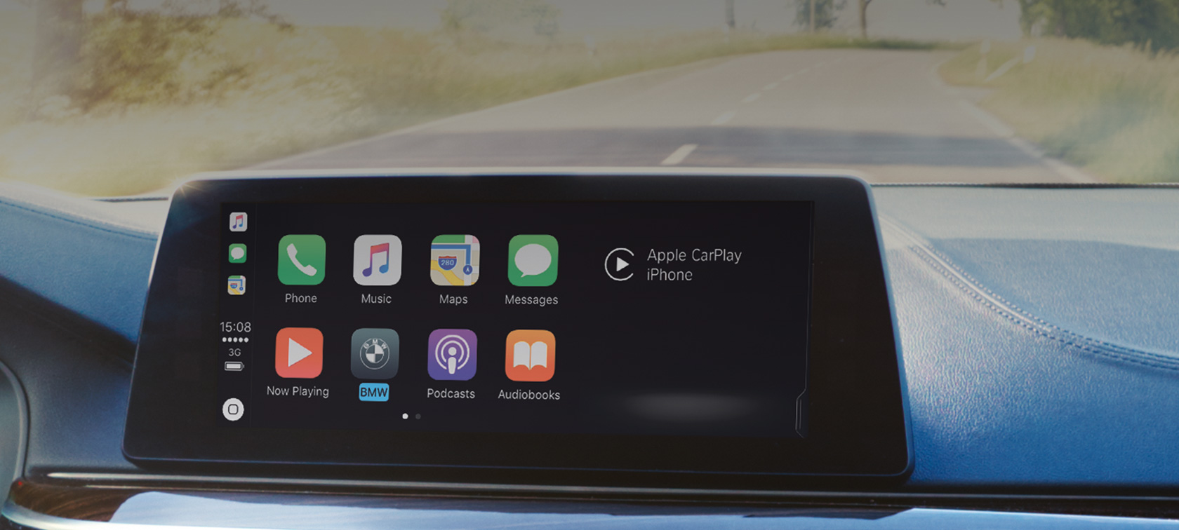 Intégration smartphone Apple CarPlay® Intégration pour smartphone Apple CarPlay® menu dans le Control Display BMW ConnectedDrive