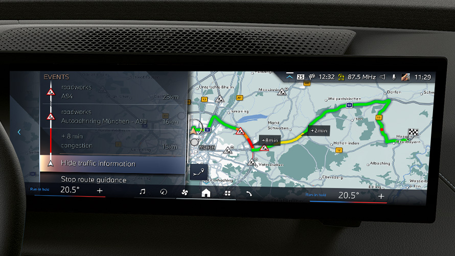 Remote Software Upgrade Central Information Display interactieve weergave van de navigatie Central Information Display interactieve weergave van de navigatie