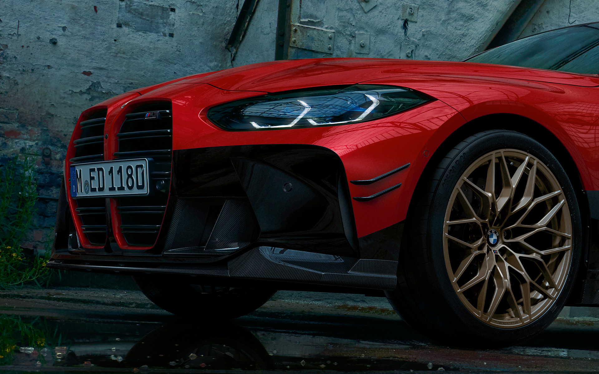 BMW M Performance Parts BMW M3 G80 driekwart vooraanzicht