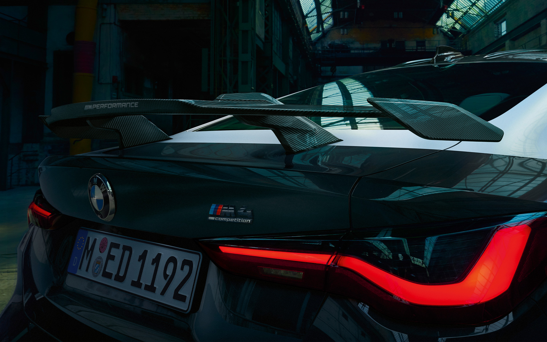 BMW M Performance Parts BMW M4 G82 achterkant close-up