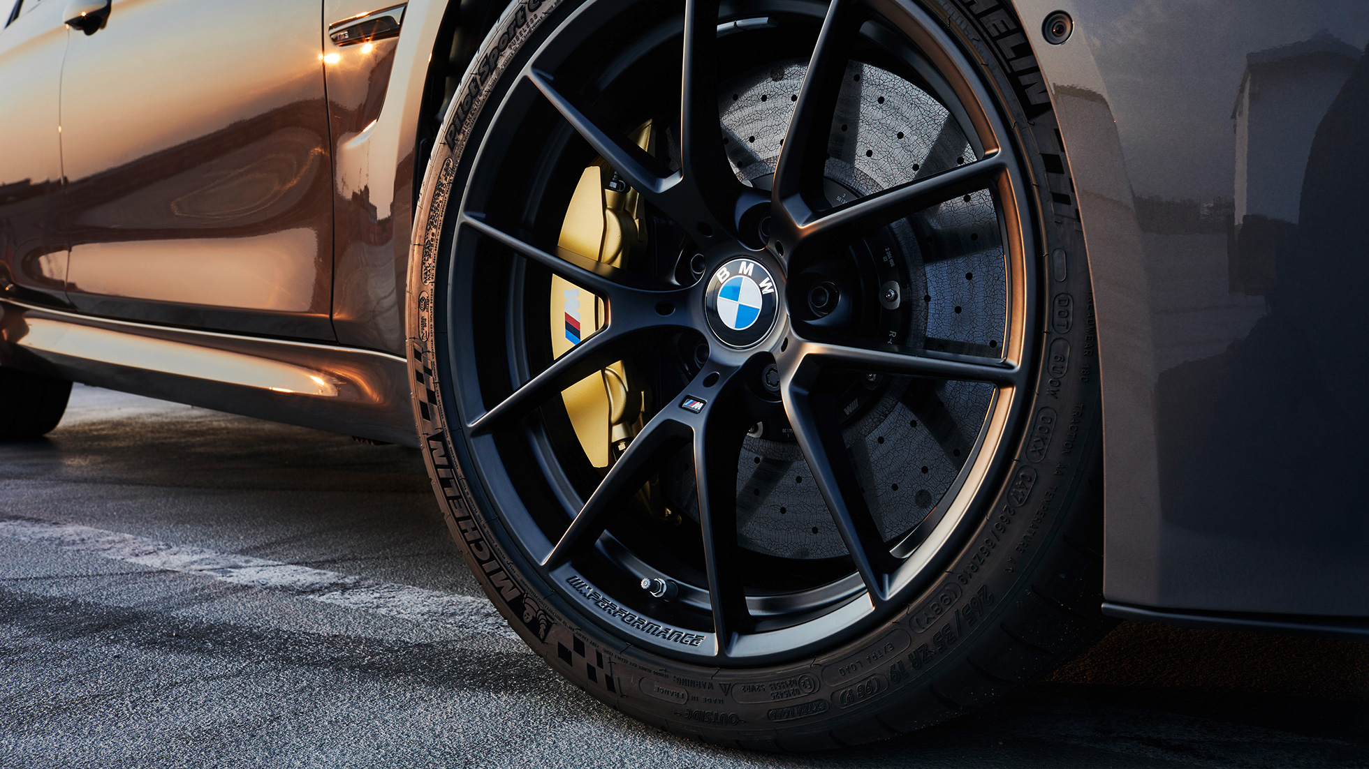 Jante BMW M Performance 20" en alliage léger à rayons en Y 763 M en Jet Black matt Jante en alliage léger design BMW M Performance 20" à rayons en Y 763 M en Jet Black matt