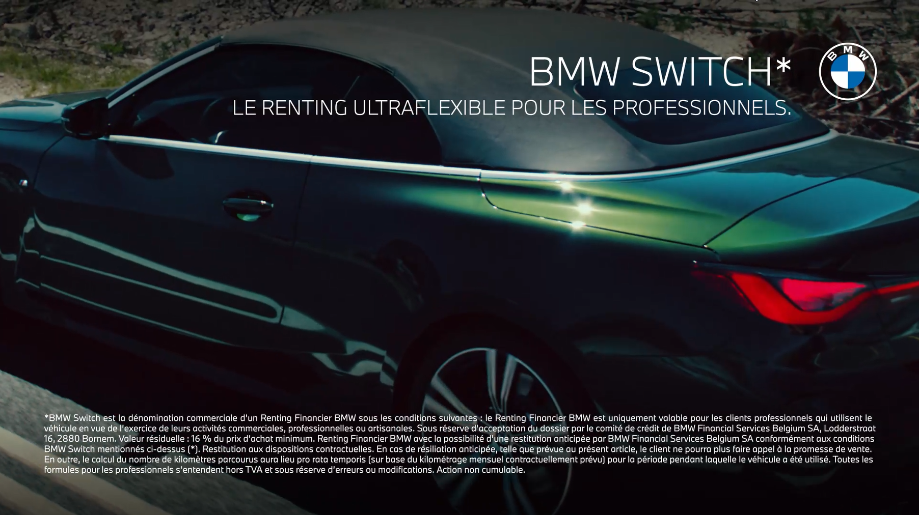 Fin de contrat BMW Switch