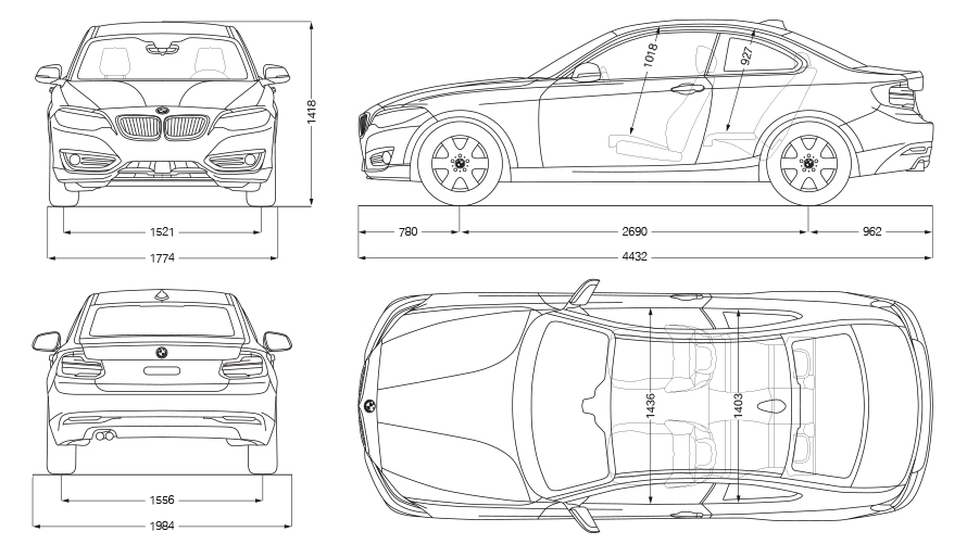 Voitures M BMW Série 2 Coupé : Moteurs & caractéristiques techniques ...