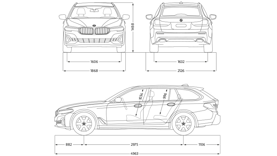 BMW Série 5 Touring Moteurs et caractéristiques techniques BMW.be