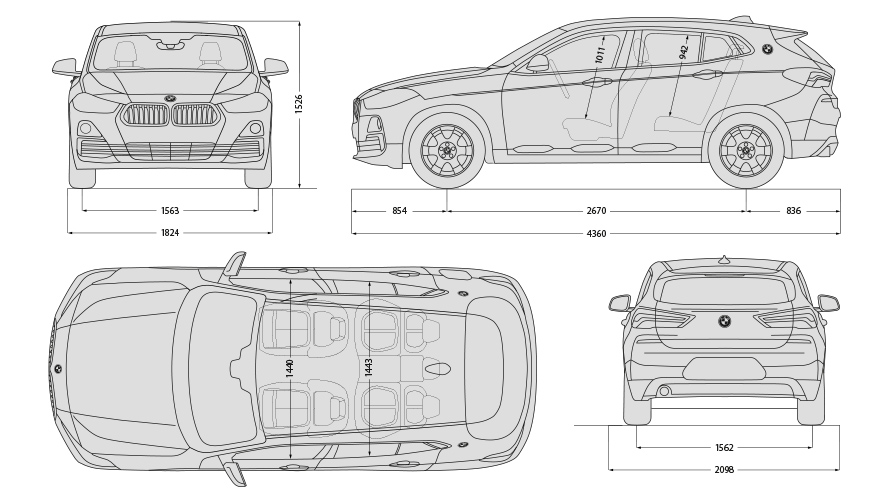 BMW X2 SUV Motoren & technische gegevens BMW.be