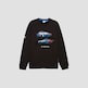 Puma BMW M Motorsport Grafisch Sweater met ronde hals  Zwart