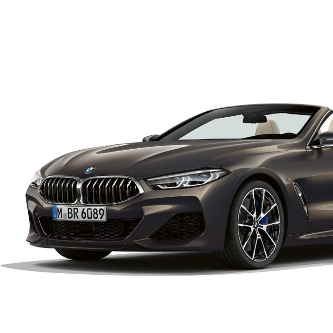 BMW M850i xDrive Dravitgrau metallic, vue de trois quarts avant. BMW M850i xDrive Dravitgrau metallic, vue de trois quarts avant.