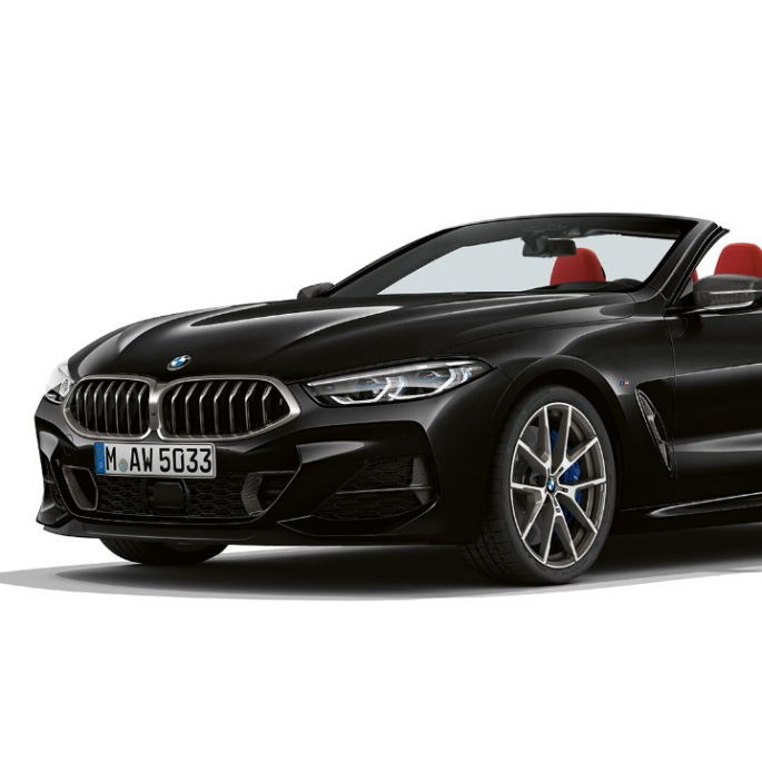 BMW M850i xDrive, Carbonschwarz metallic, vue de trois quarts avant. BMW M850i xDrive, Carbonschwarz metallic, vue de trois quarts avant.