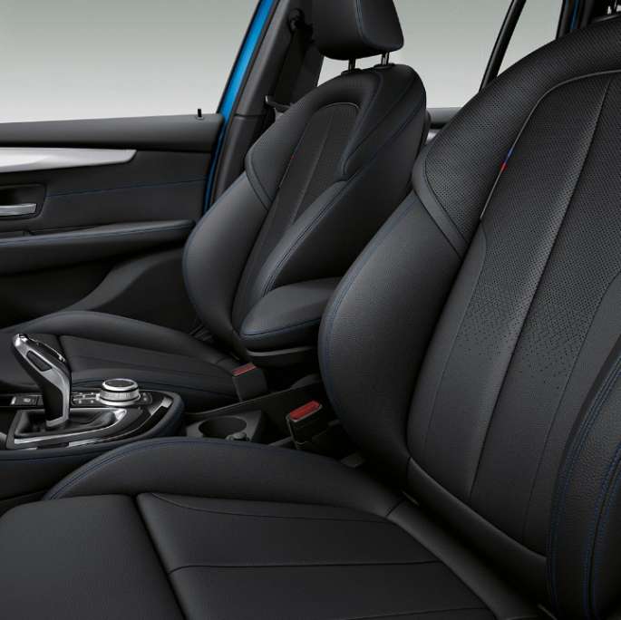 Sportzetels BMW 2 Reeks Gran Tourer 220d xDrive Model M Sport F46 2018 interieur 